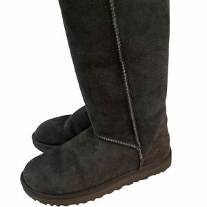 Ugg Classic Tall Black Suede Winter Boots